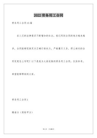 2024劳务用工合同_5