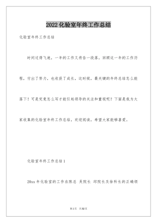 2024化验室年终工作总结_3