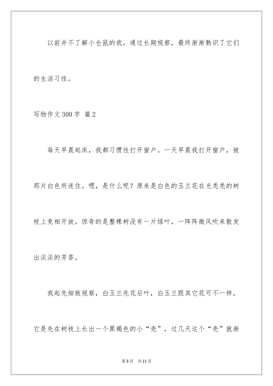 2024写物作文300字_61_第3页