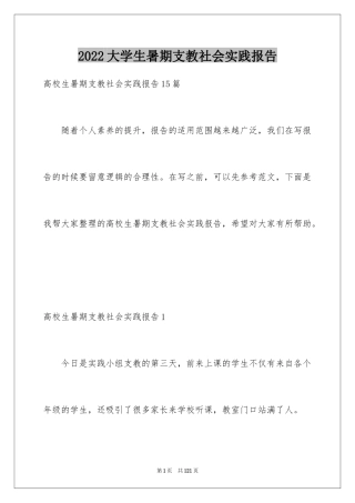 2024大学生暑期支教社会实践报告_18