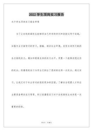 2024学生顶岗实习报告_24