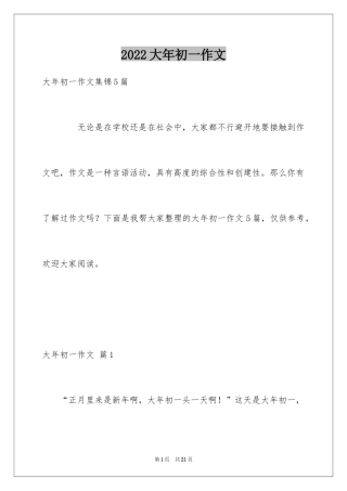 2024大年初一作文_87