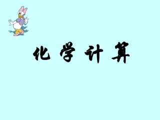 高考复习二轮冲刺化学课件5实验化学计算