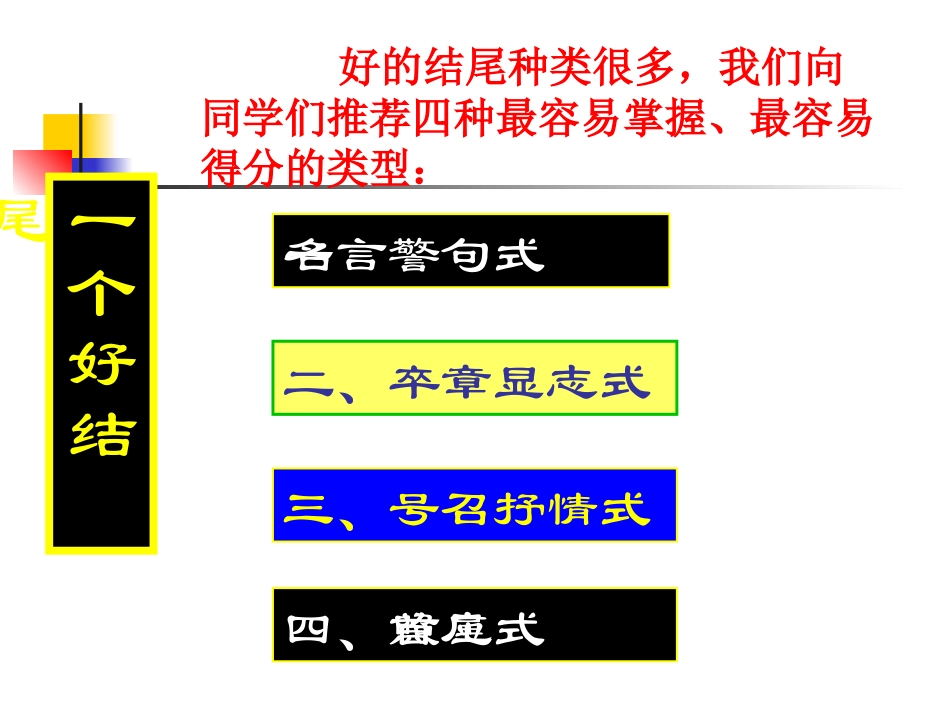 高考专题复习之作文结尾_第2页