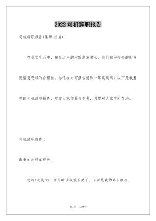2024司机辞职报告_22
