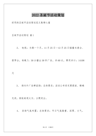 2024圣诞节活动策划_2