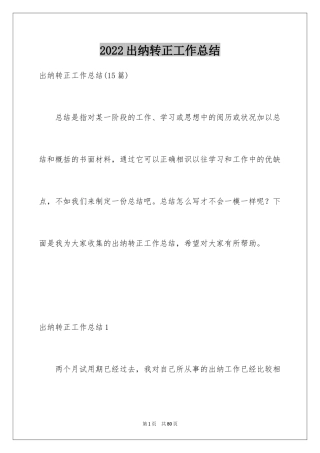 2024出纳转正工作总结_9