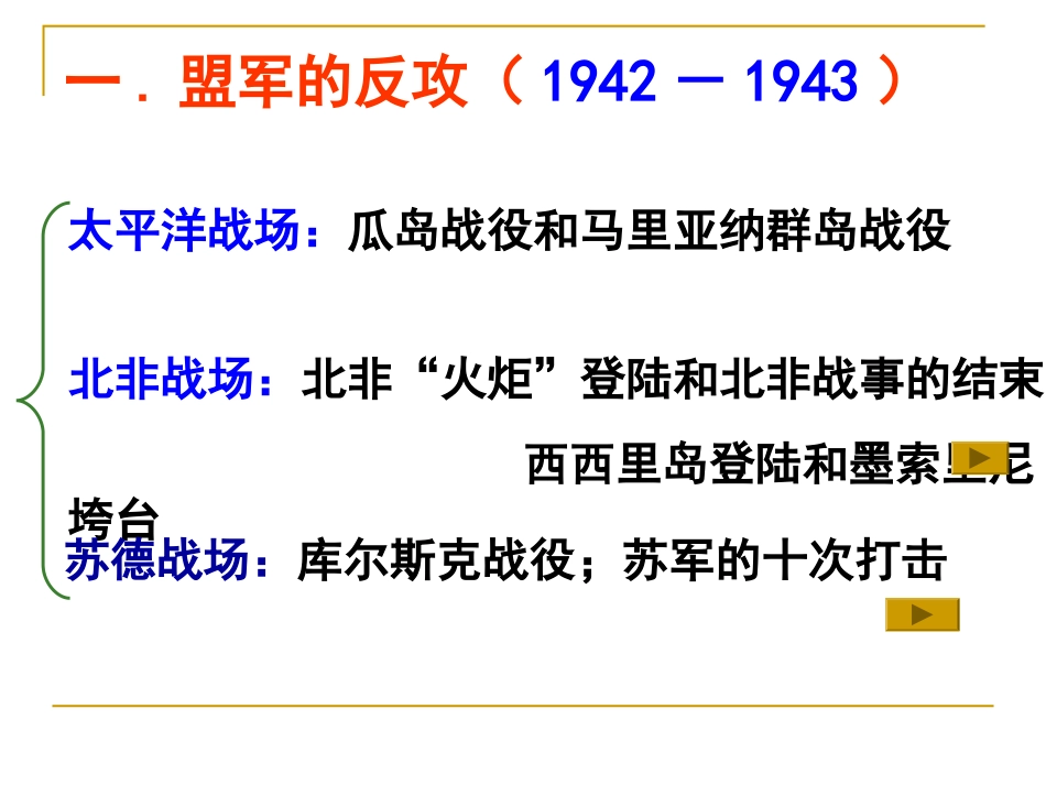 高中历史(人教版)选修三(二十世纪的战争与和平)3.7第二次世界大战的结束_第2页