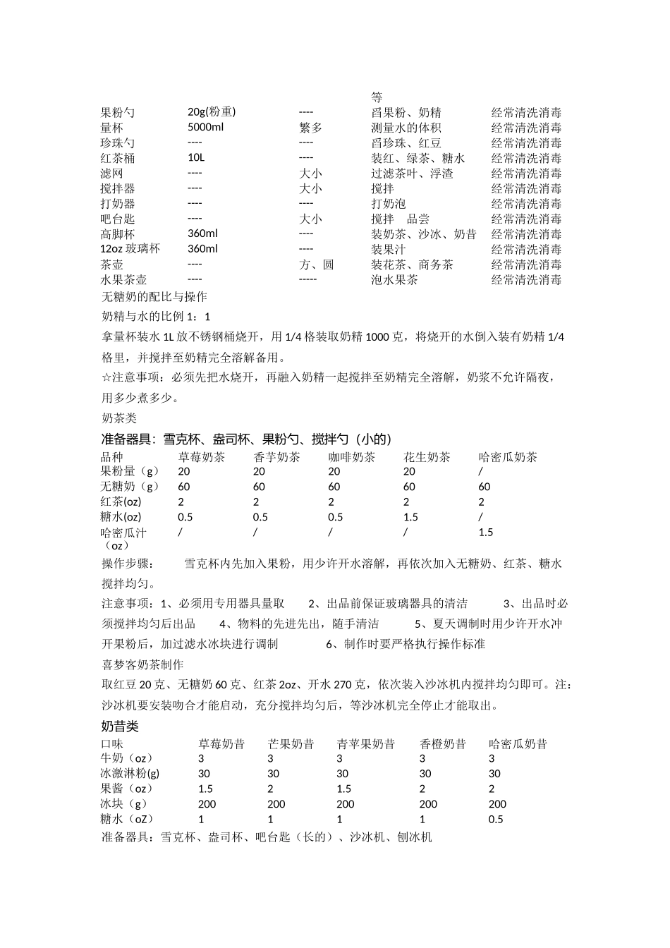 餐厅水吧操作说明_第3页