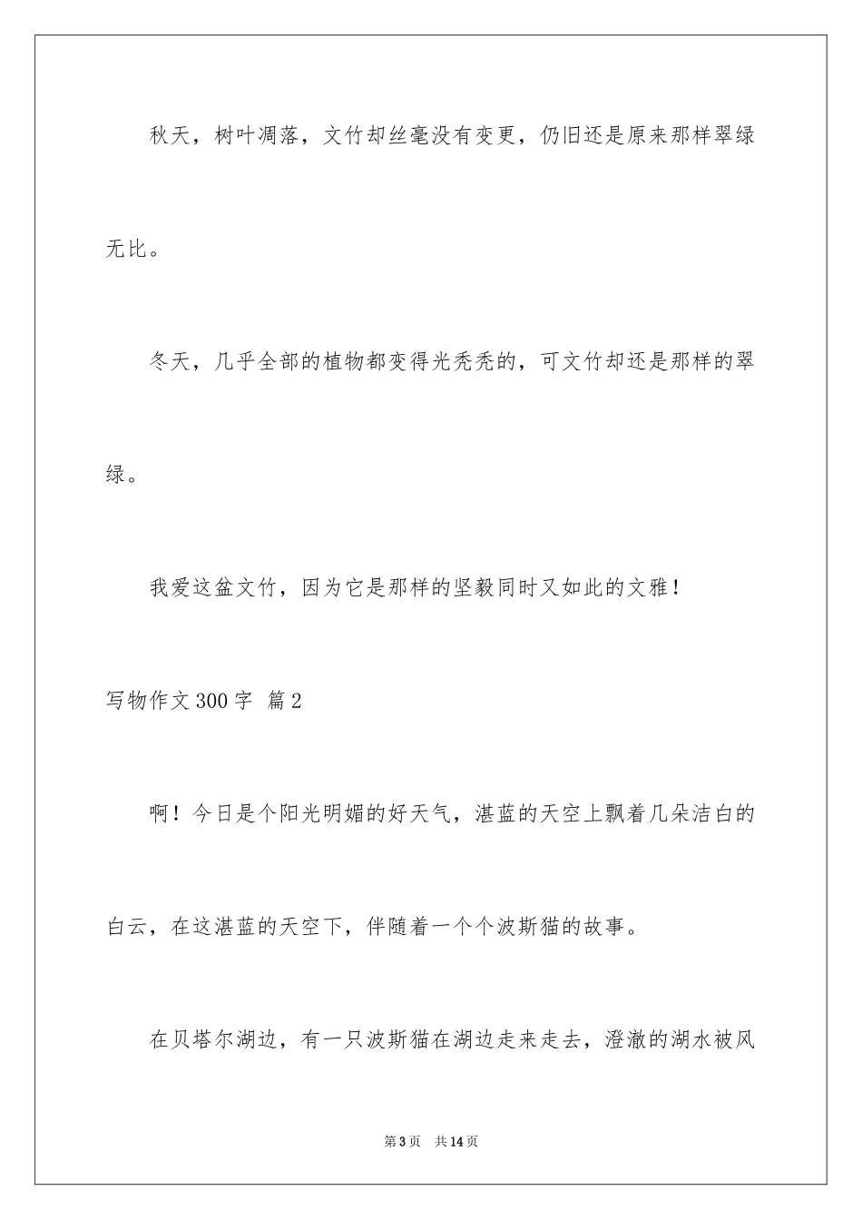 2024写物作文300字_31_第3页