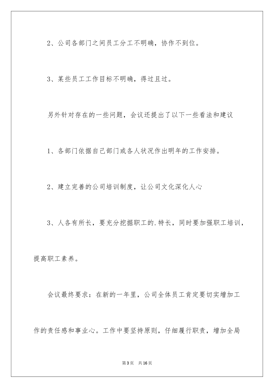 2024公司年度总结会议纪要_第3页