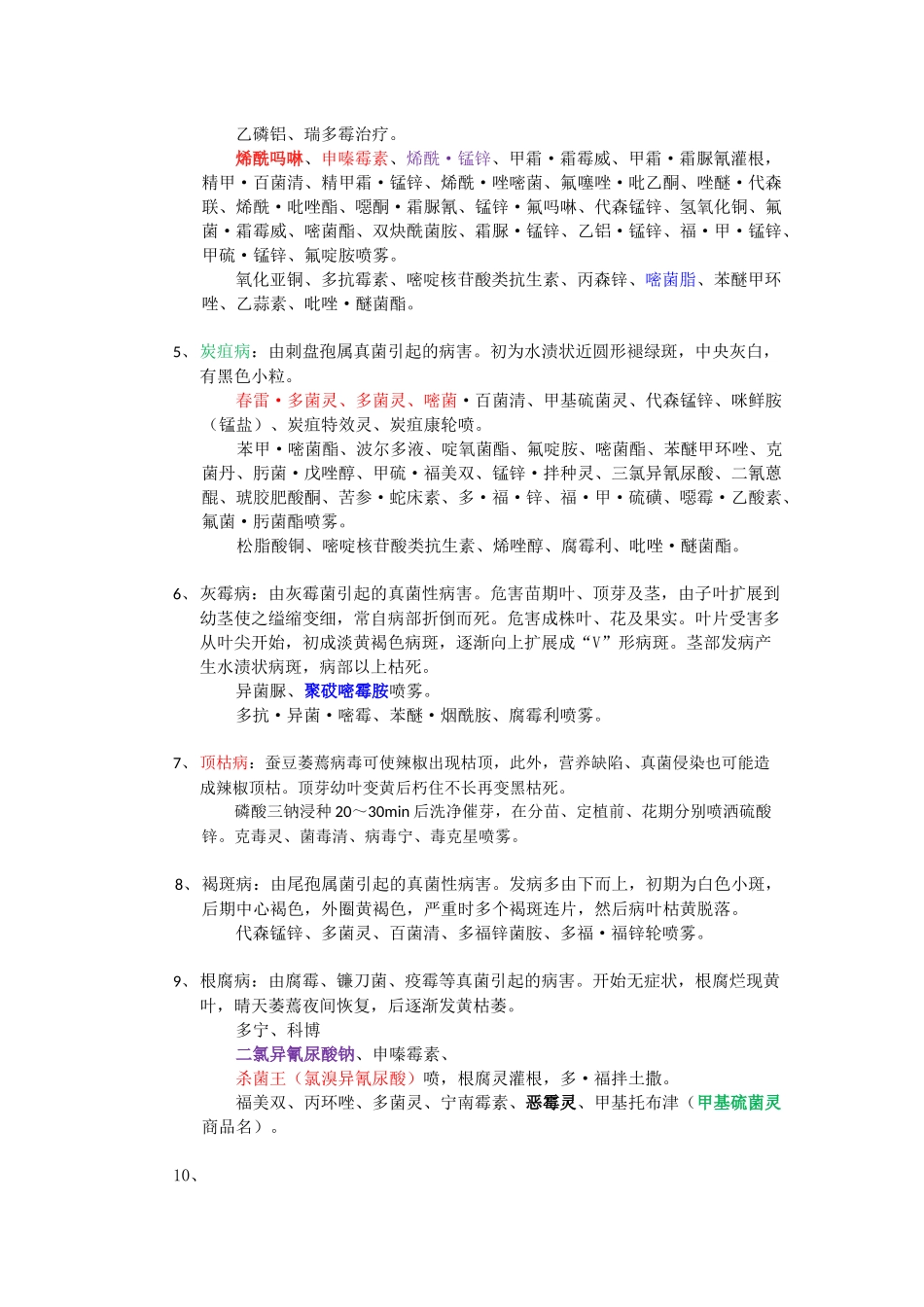 辣椒常见病害及用药_第3页