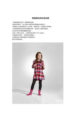 贵族英伦风衫连衣裙