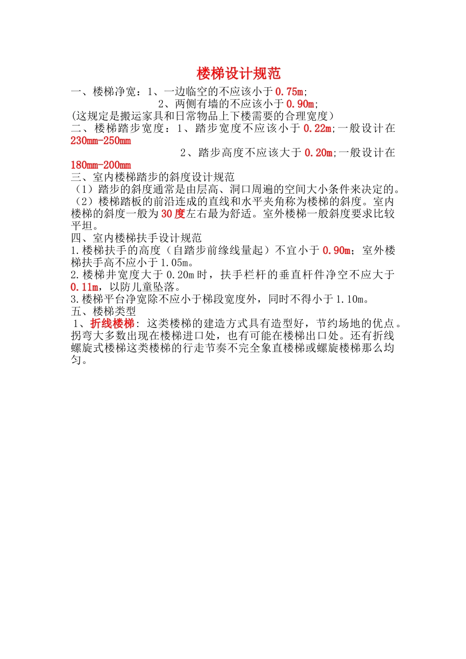 详谈楼梯设计规范和种类_第1页