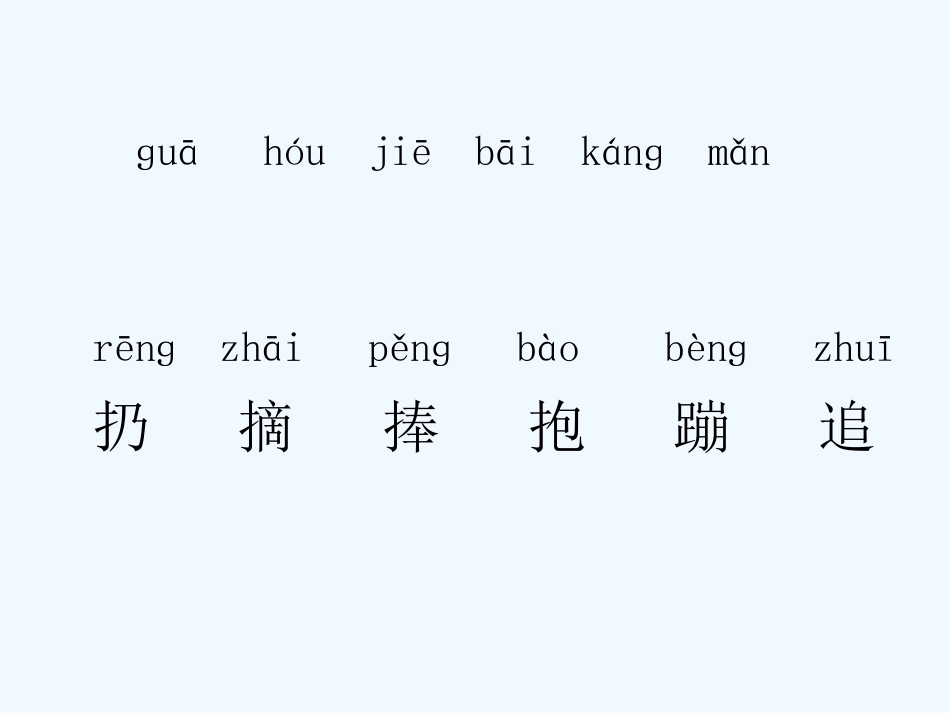 (部编)人教语文2011课标版一年级下册18.小猴子下山-(3)_第3页