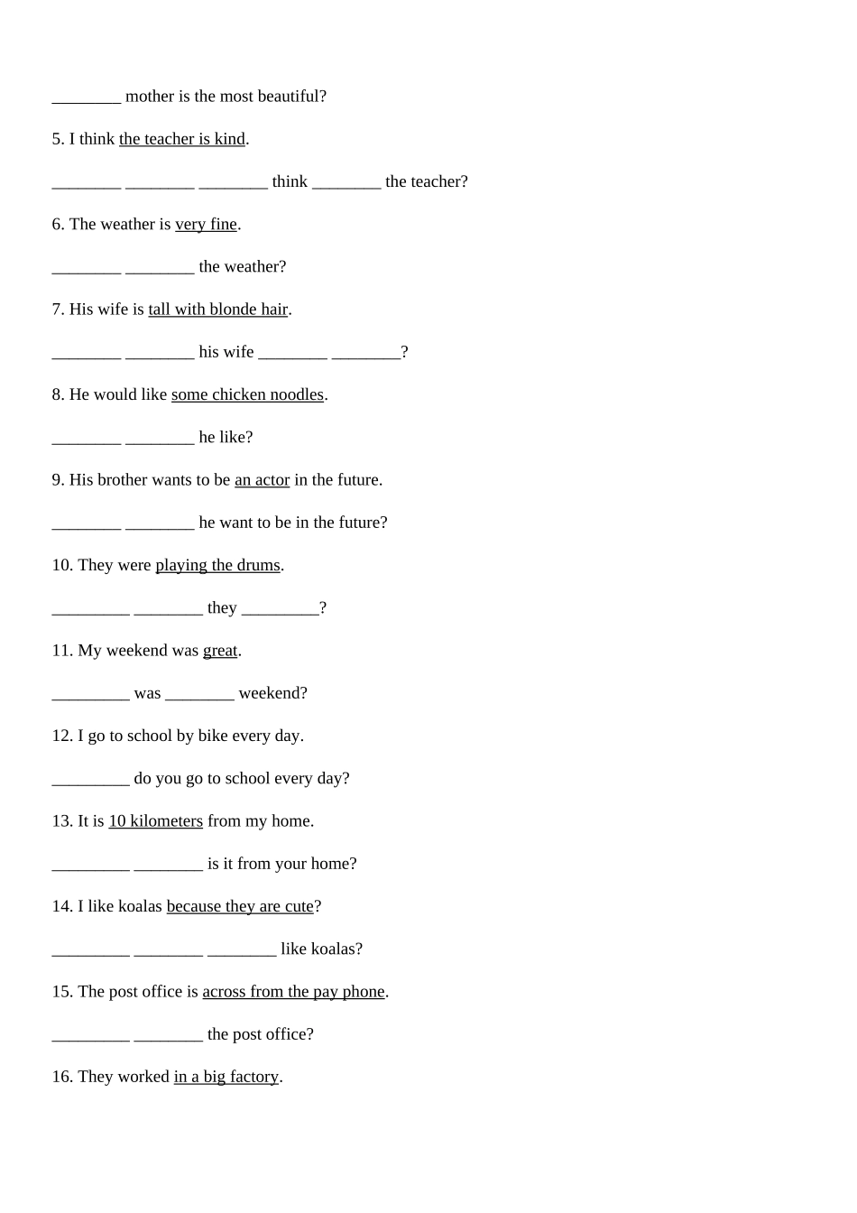七年级句型完型_第2页