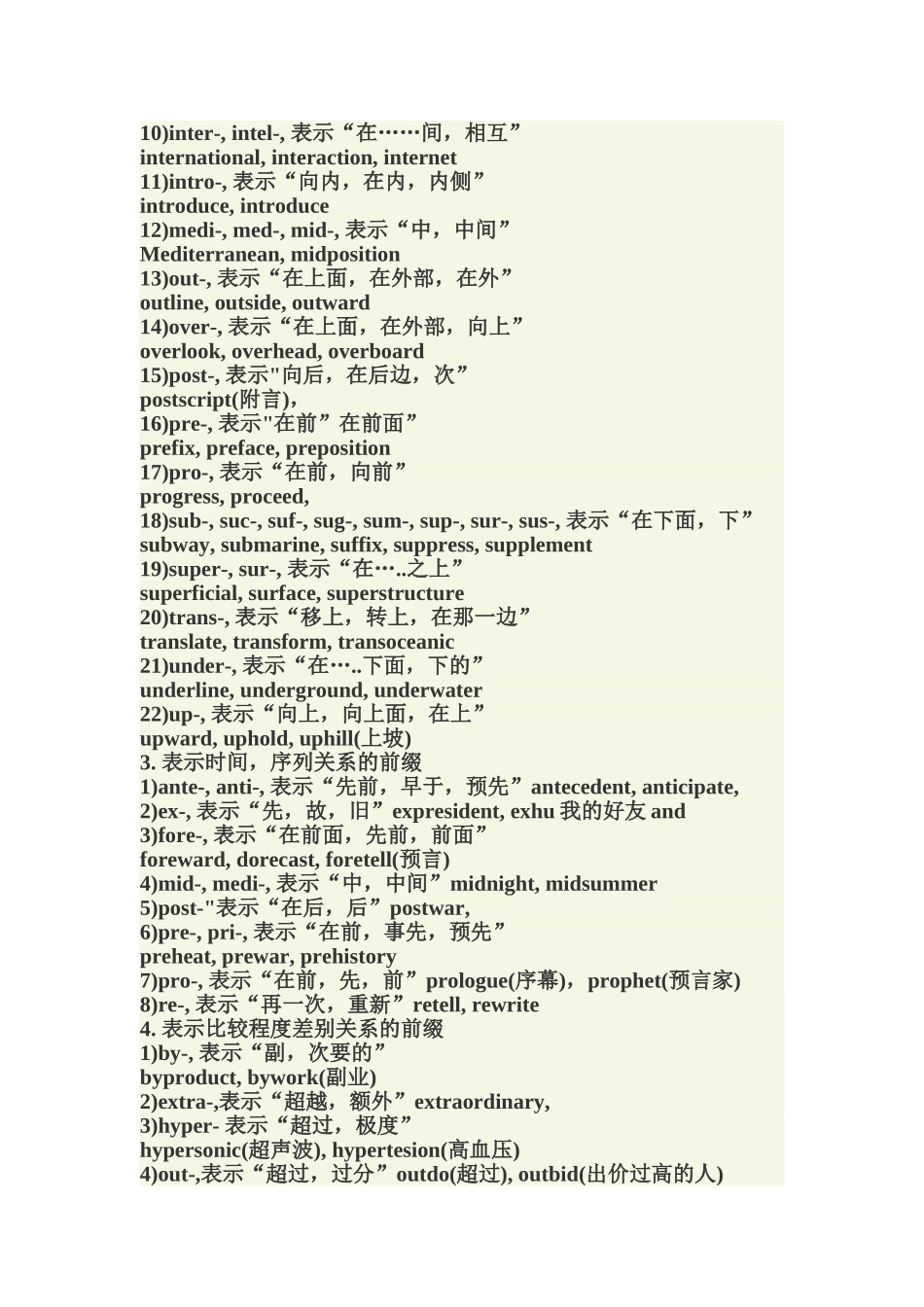 英语构词法表_第2页