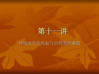 自然美的难题