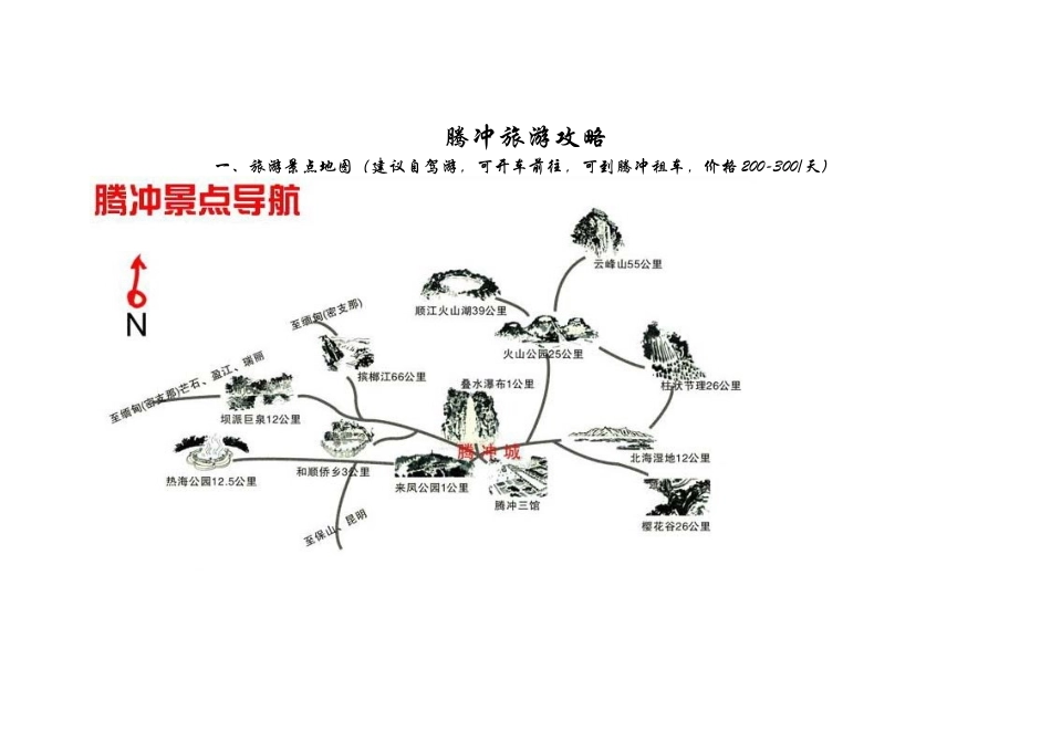 腾冲旅游攻略_第1页
