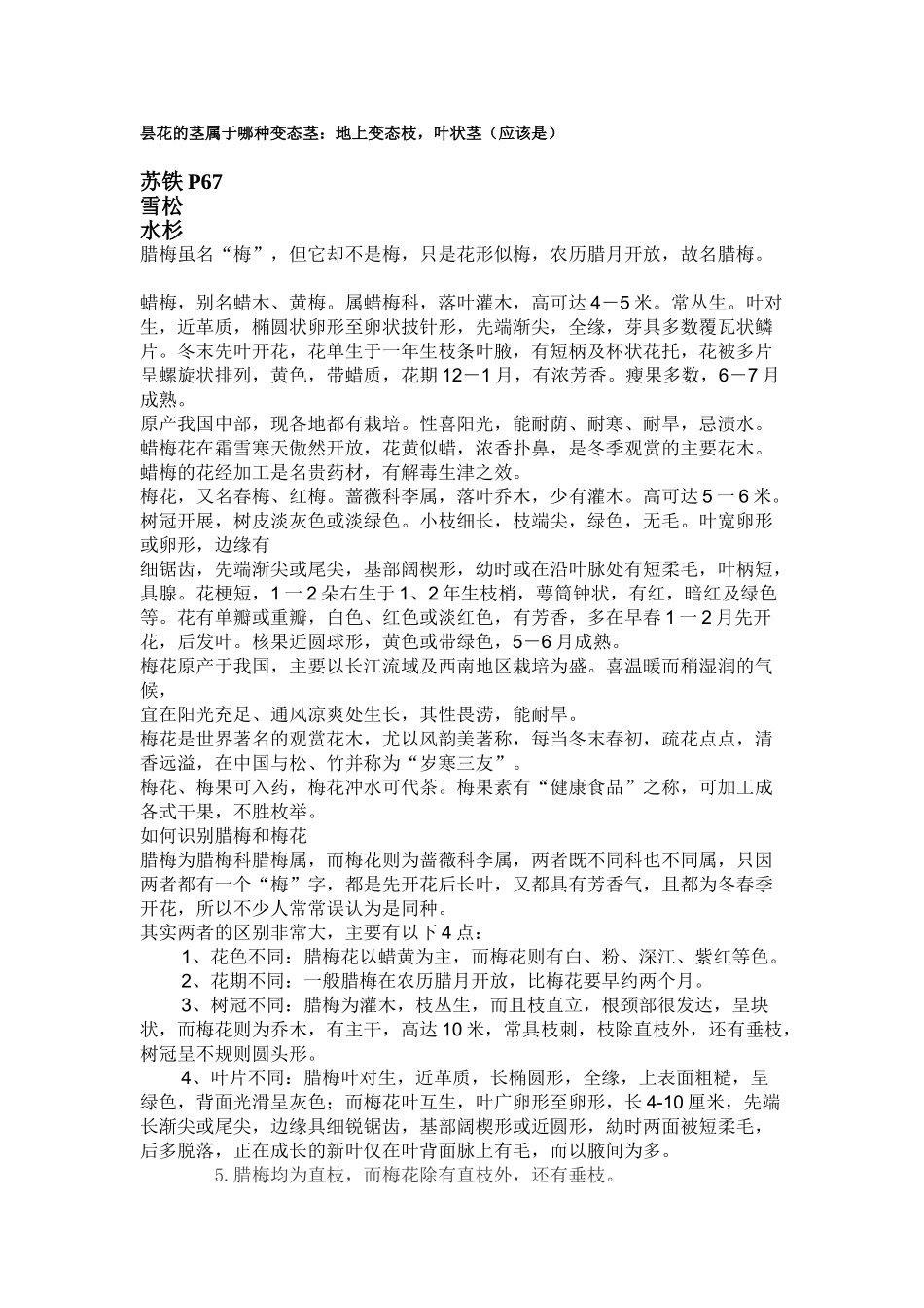 腊梅为落叶或半常绿灌木_第2页