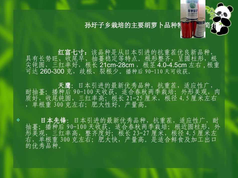 胡萝卜栽培技术课件_第3页