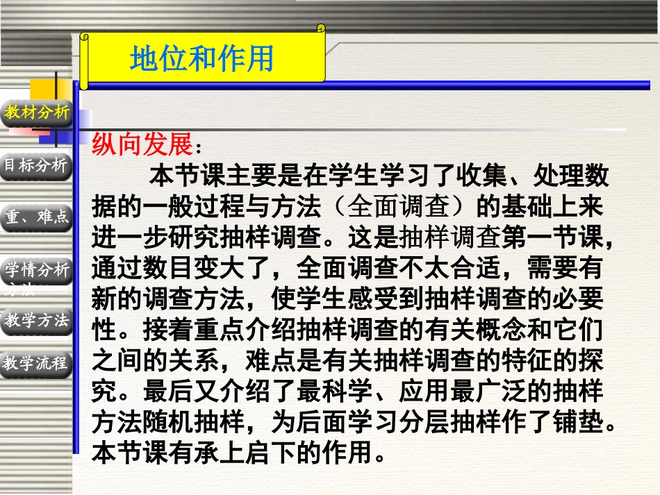 统计调查(2)说课   红玉_第2页