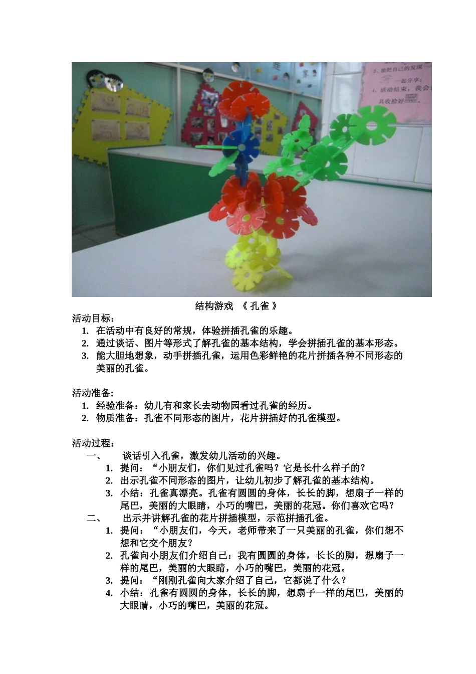 结构游戏《孔雀》_第3页
