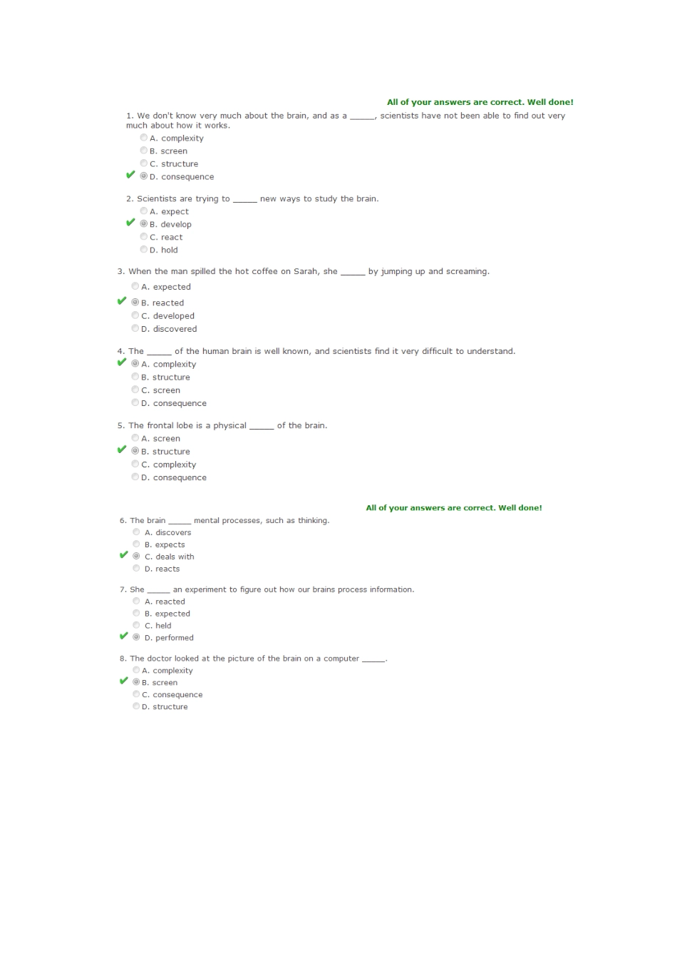答案：朗文交互英语AcademicConnections3Unit1BiologyBrainsandGender_第1页