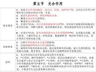 第四讲  光合作用