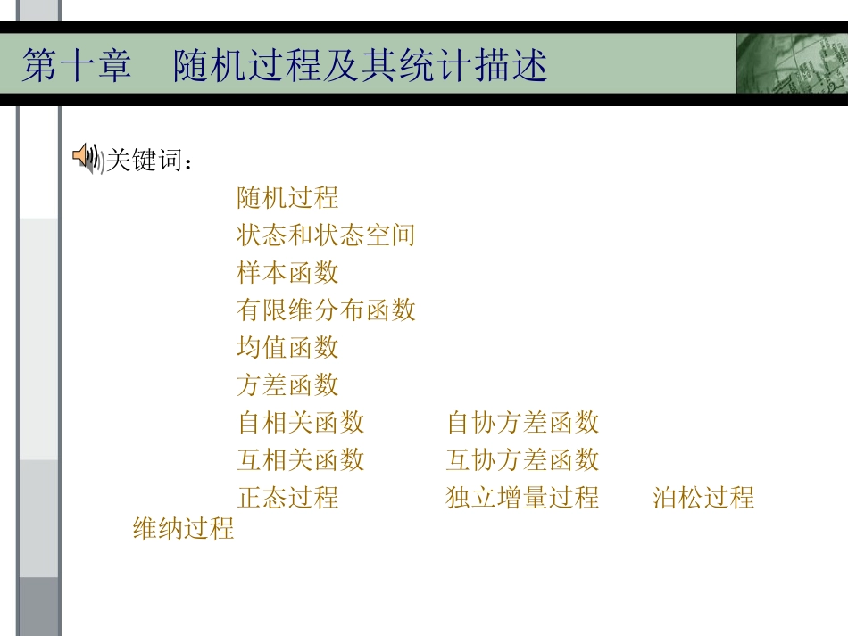 第十章 随机过程及其统计描述_第2页