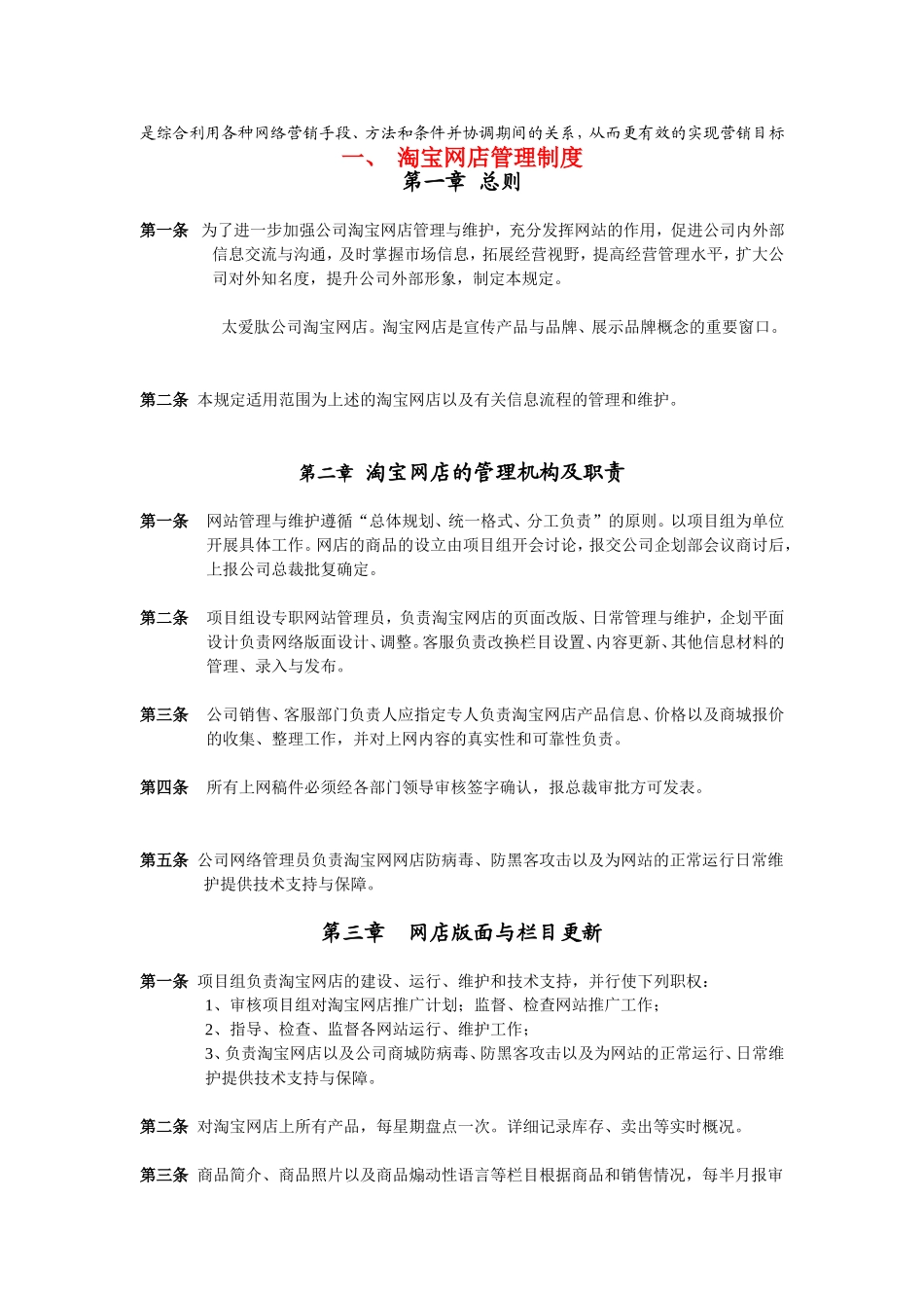 淘宝网店运营方案_第2页