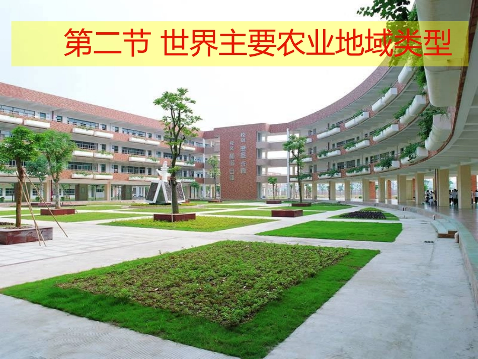 第二节主要的农业地域类型_第1页
