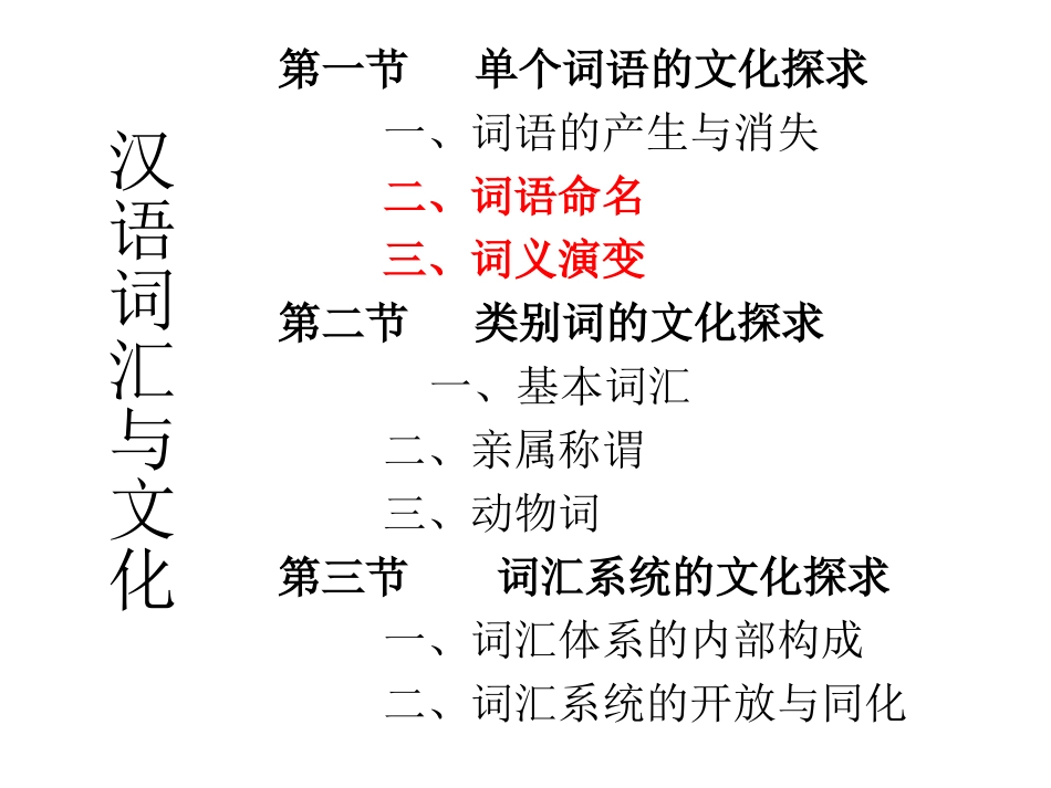第二章-1-2单个词语的文化探求_第1页