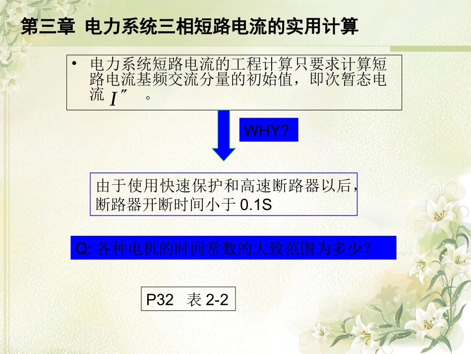 第三章电力系统三相短路电流的实用计算_第2页