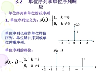 第三章(2)冲激序列响应及卷积和