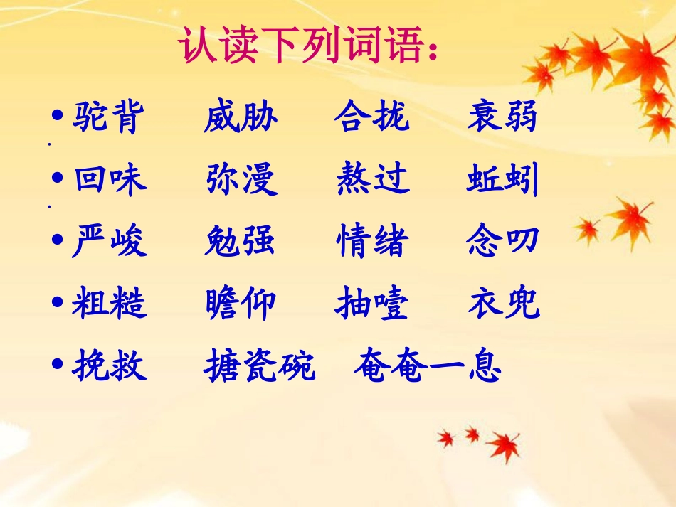 《金色的鱼钩》ppt课件_第3页