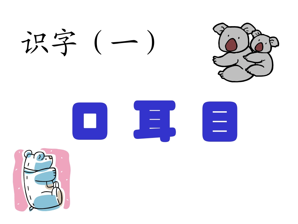 小利口-耳-目讲课课件_第1页