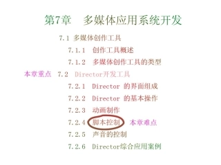 第7章 多媒体创作工具