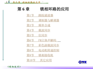 第6章锁相环路的应用