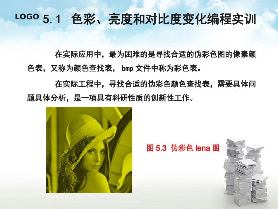 第5章 色彩亮度和对比度变化及图像处理标准库_第3页