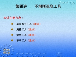 第4讲 不规则选取工具