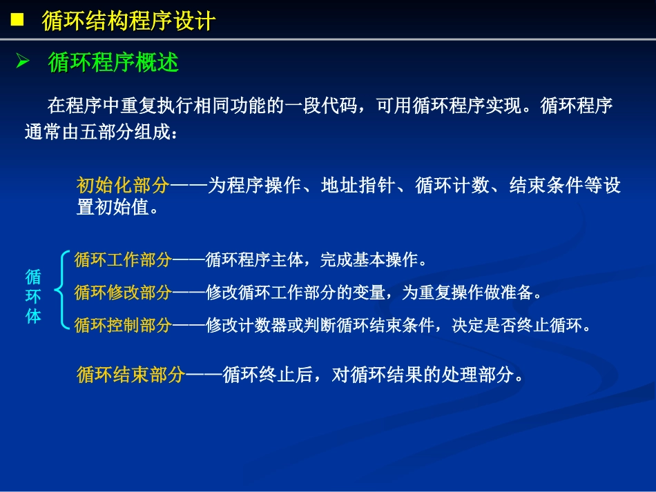 第4章_4 循环 子程序 DOS中断调用_第2页