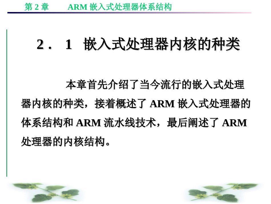 第2章 ARM嵌入式处理器体系结构_第2页
