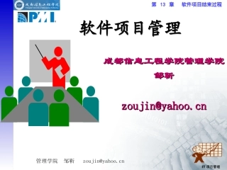 第13章 软件项目结束过程