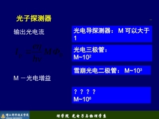 第05章光电子发射探测器