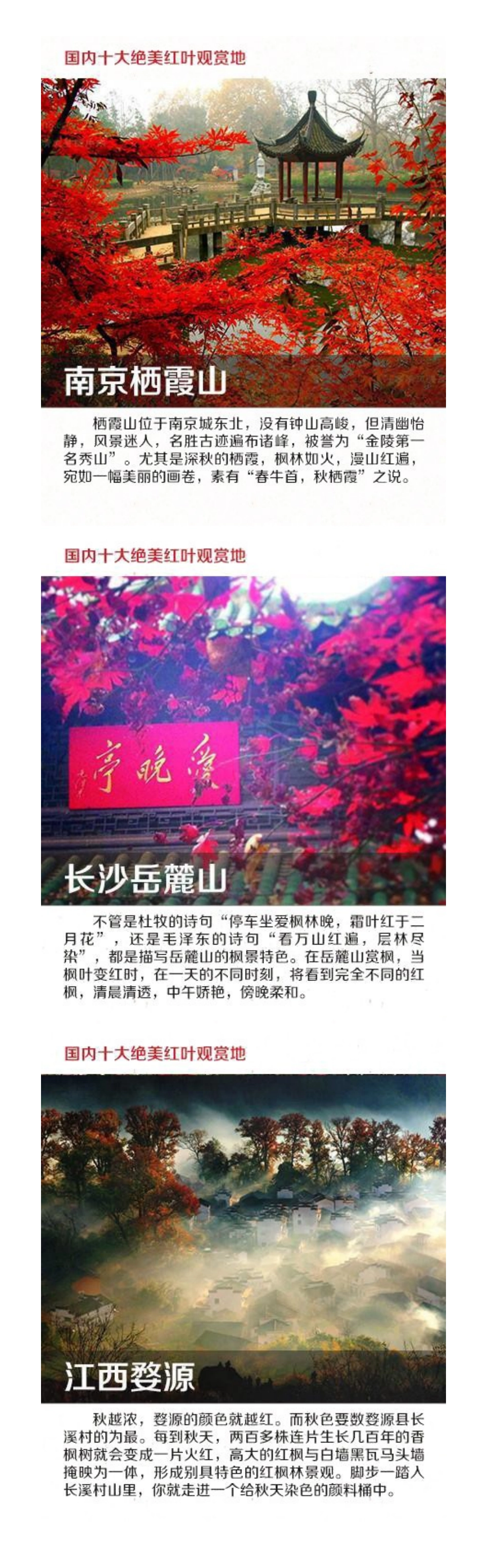 秋天,去赏叶吧!国内十大绝美红叶观赏地_第2页