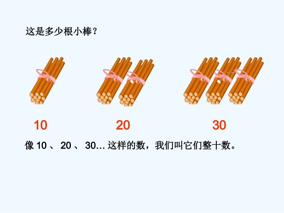 小学数学人教2011课标版一年级整十数加、减整十数PPT课件_第3页