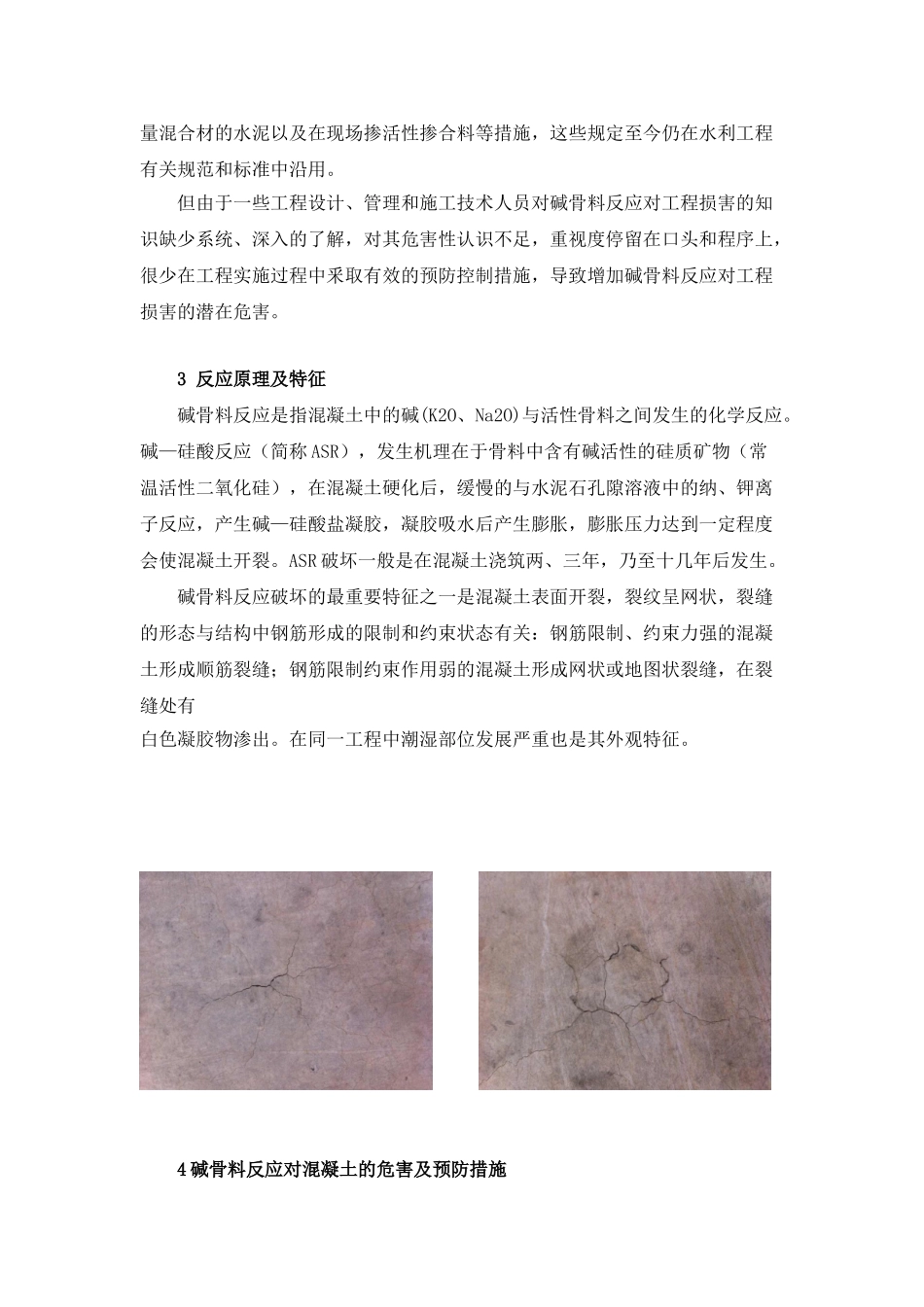 碱—硅酸反应对混凝土的危害及预防_第2页