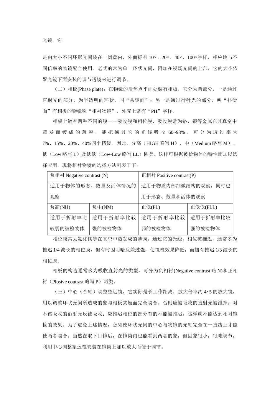 相衬显微镜的基本介绍_第3页