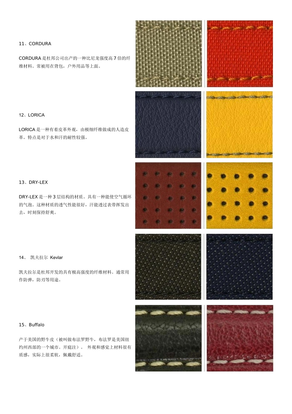 皮表带材料大全_第3页